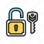 key, padlock, lock, safe, password, privacy 
