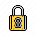 keyhole, padlock, lock, safe, password, key
