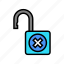 open, padlock, lock, safe, password, key 