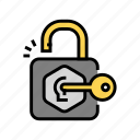 unlock, padlock, lock, safe, password, key