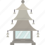 pagoda, metal, glass, lantern, light 