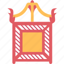 pagoda, tile, lantern, lighting, garden