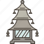 pagoda, metal, glass, lantern, light 