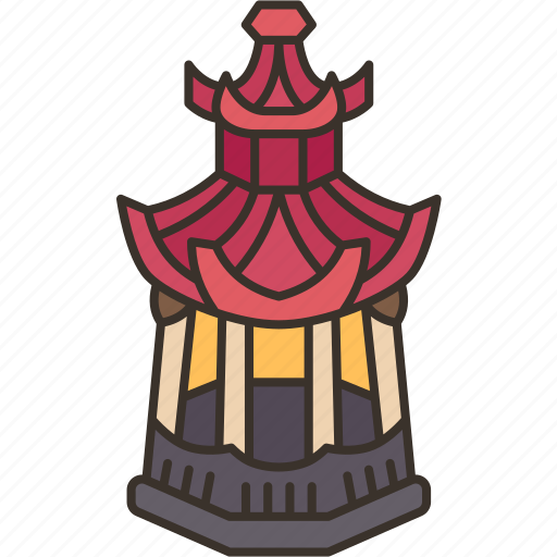 Pagoda, sdeetesamjun, statue, outdoor, asian icon - Download on Iconfinder