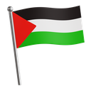 palestinian, flag, palestinian flag, national symbol, identity, palestine, 3d icon, 3d illustration, 3d render 