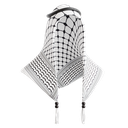 palestinian, scarf, palestinian scarf, traditional attire, cultural identity, palestine, 3d icon, 3d illustration, 3d render