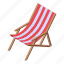 beach, chair, isometric 
