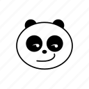 emoticon, panda