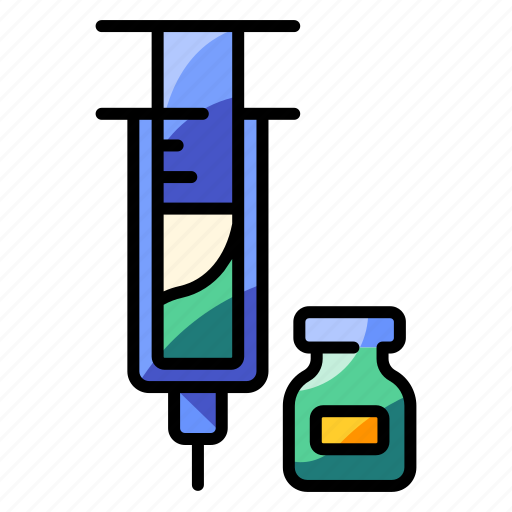 Injection, healthcare, treatment, medical, hospital, syringe, vaccine icon - Download on Iconfinder