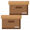 box, delivery, cardboard, package