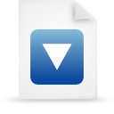 Document, paper, blue, file icon - Free download