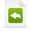 File, document, paper, green icon - Free download