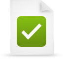 File, document, paper, green icon - Free download