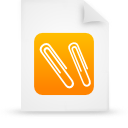 file, document, paper, orange 
