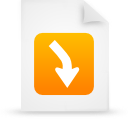 file, document, paper, orange