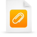 file, document, paper, orange