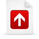 File, document, paper, red icon - Free download