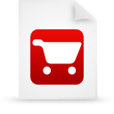 File, document, paper, red icon - Free download