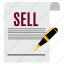 business, document, ecommerce, file, paper, sell, signature 
