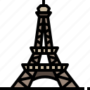 eiffel, france, landmark, paris, tower, travel