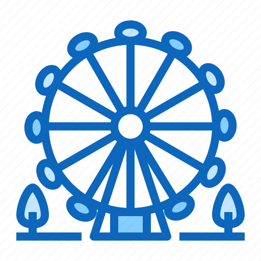 Amusement, carnival, carousel, ferris, park, wheel icon - Download on Iconfinder