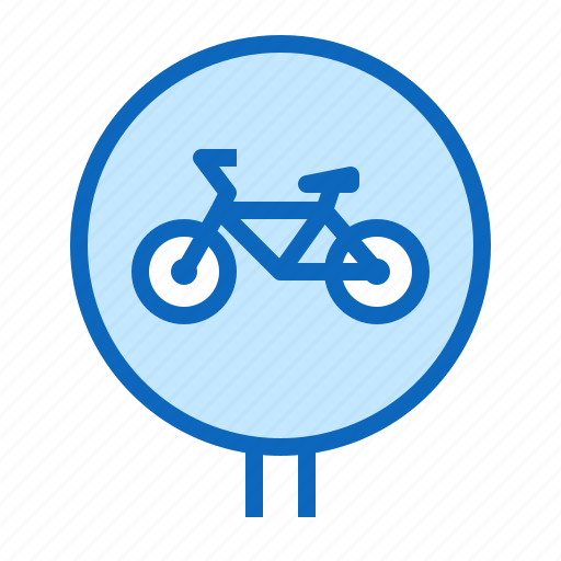 Bicycle, bike, lane, path icon - Download on Iconfinder