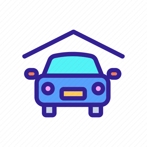 Auto, automobile, car, garage, parking, service, vehicle icon - Download on Iconfinder