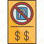 fine, payment, parking, prohibition, warning 