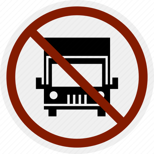 Area, do not, heavy vehicle, lorry, no, parking, warning icon - Download on Iconfinder