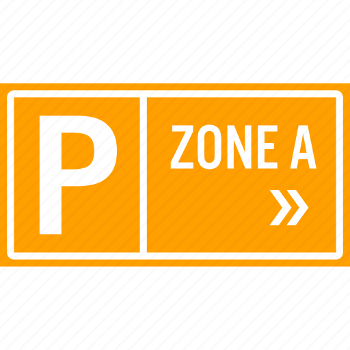Area, arrow, car, direction, parking, sign, zone icon - Download on Iconfinder