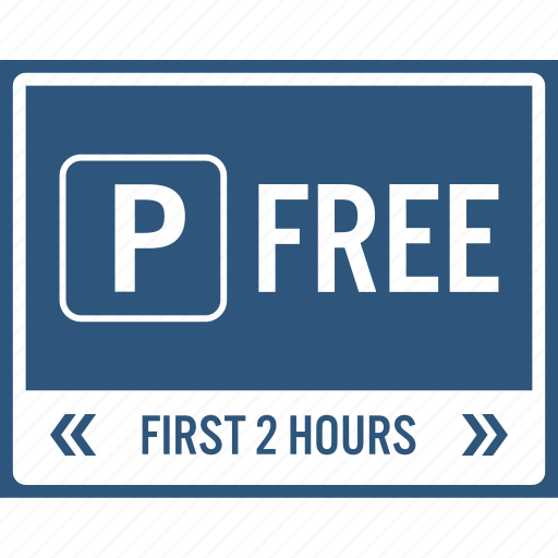 Car, free, notice, noticeboard, park, parking, sign icon - Download on Iconfinder