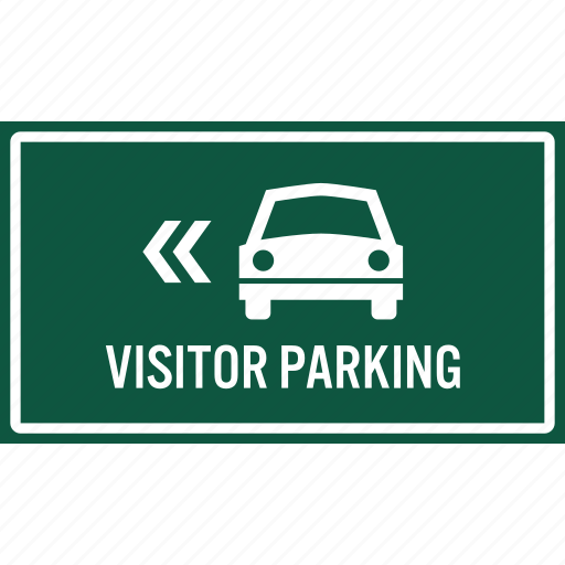 Area, arrow, car, direction, parking, sign, visitor icon - Download on Iconfinder