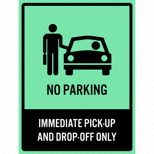 Cannot, do not, drop-off, no, parking, pick-up, waiting icon - Download on Iconfinder