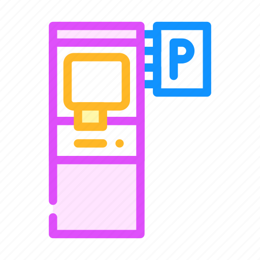 Electronic, machine, buy, ticket, parking, transport icon - Download on Iconfinder