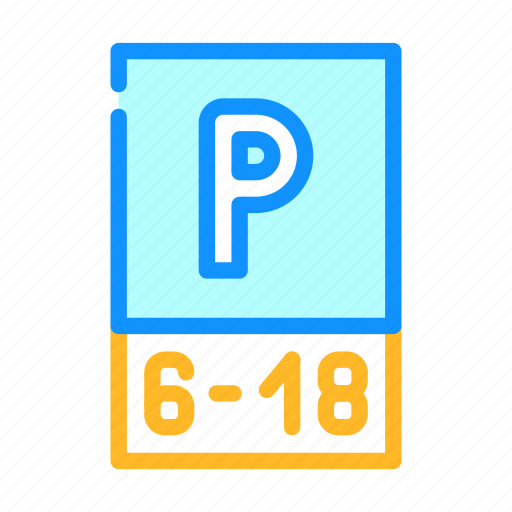 Parking, working, time, mark, transport, electronic icon - Download on Iconfinder