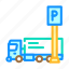 truck, parking, transport, electronic, ticket, pass 