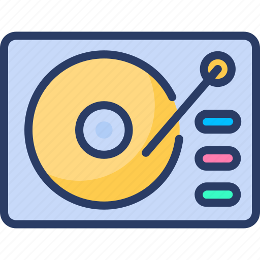 Audio, dj, party, player, record, songs, turntable icon - Download on Iconfinder