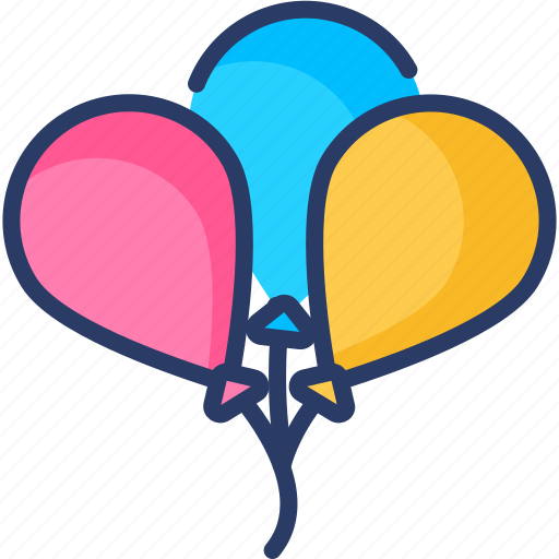 Balloon, carnival, celebration, decoration, event, festive, party icon - Download on Iconfinder