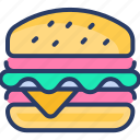 burger, cheese, food, hamburger, junk, meat, snackfast