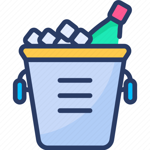 Bar, beer, bucket, cold, drinks, ice, wine icon - Download on Iconfinder