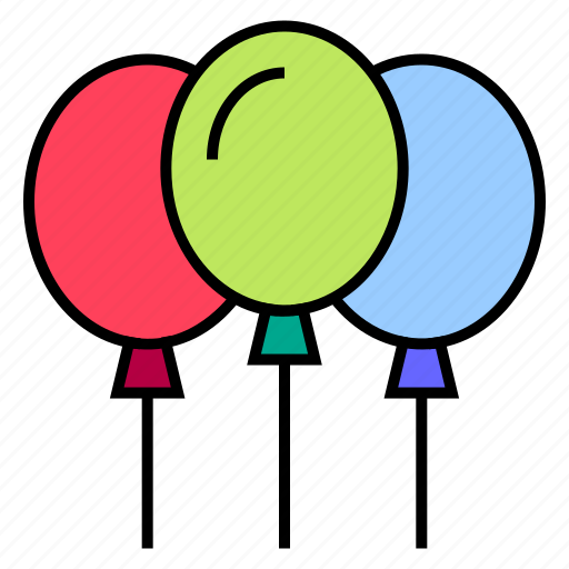 Celebration, birthday, balloon, party icon - Download on Iconfinder