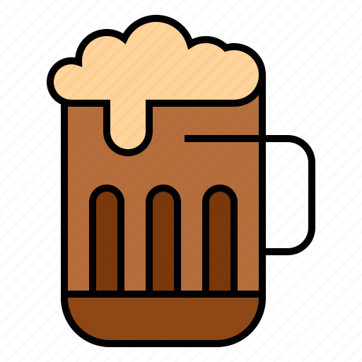 Drink, glass, mug, foam, beer icon - Download on Iconfinder