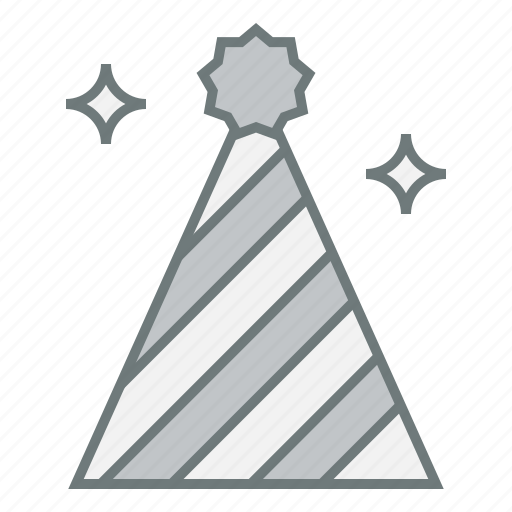 Cone, party, cap, headwear, hat, birthday icon - Download on Iconfinder