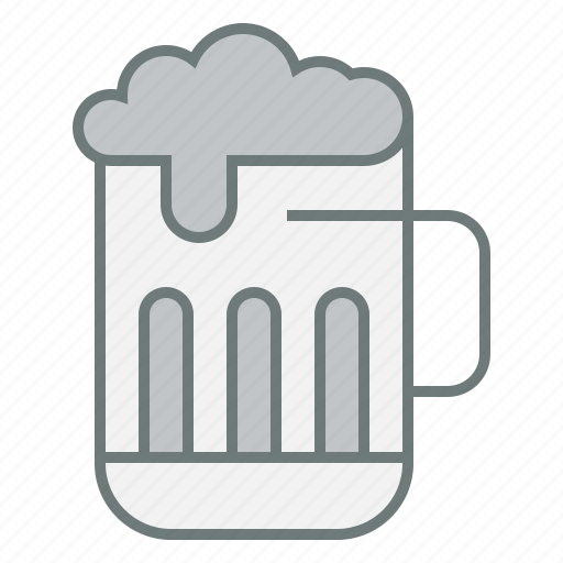 Foam, mug, glass, beer, drink icon - Download on Iconfinder