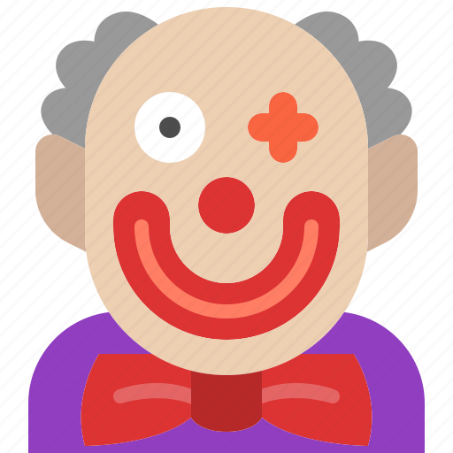 Clown, joker, costume, funny, circus, party, entertainer icon - Download on Iconfinder