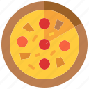 pizza, fast, food, italian, slice, restaurant, piece