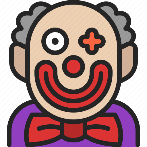 Clown, joker, costume, funny, circus, party, entertainer icon - Download on Iconfinder