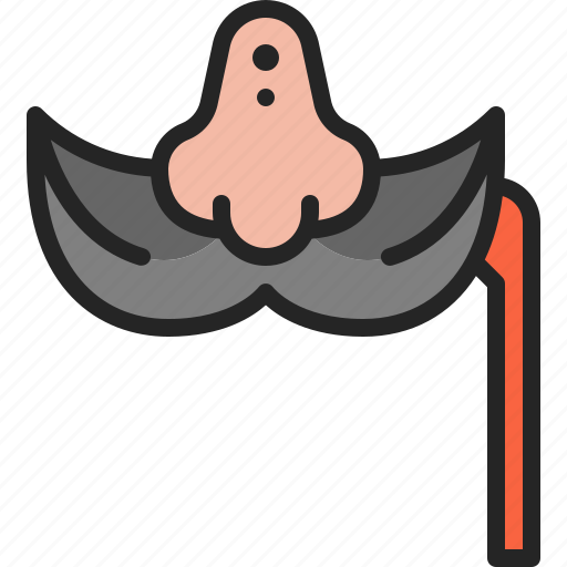 Disguise, mask, party, masquerade, mustache, joke, funny icon - Download on Iconfinder