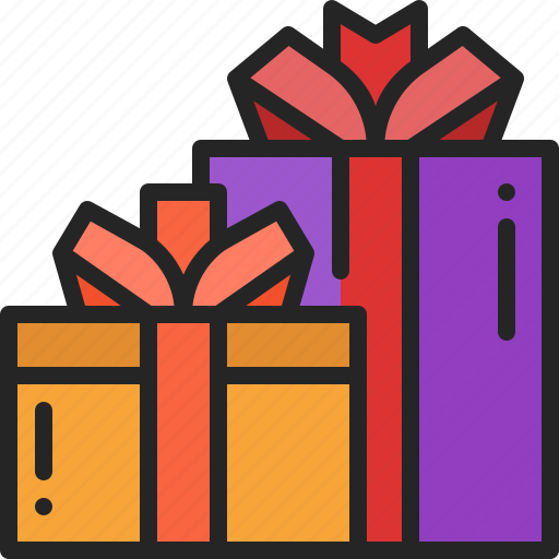 Gift, box, present, party, birthday, surprise, bow icon - Download on Iconfinder