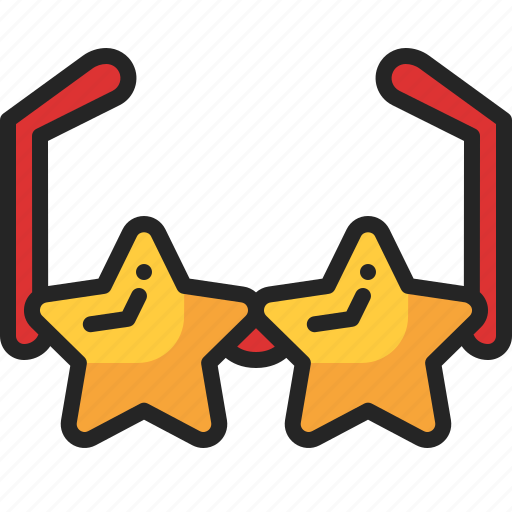 Star, glasses, funny, fashion, wear, cool, party icon - Download on Iconfinder